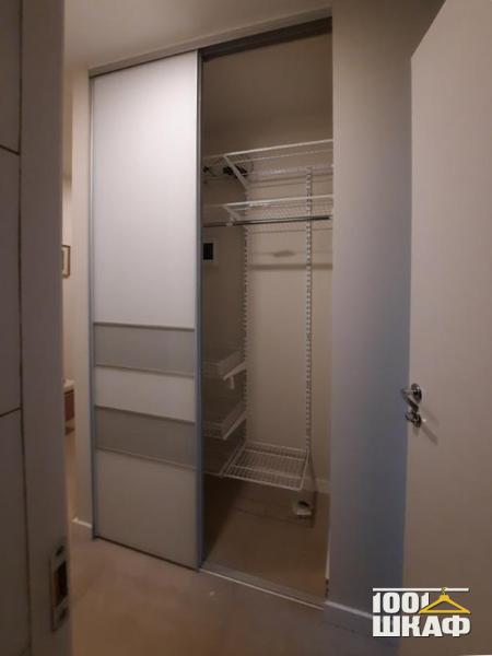 гардеробная в нише