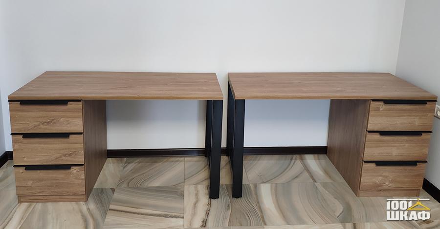 Рабочее место: письменный стол - по индивидуальным размерам арт. 3312